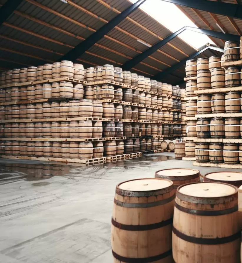 stauning aging_barrels_at_stauning_whisky