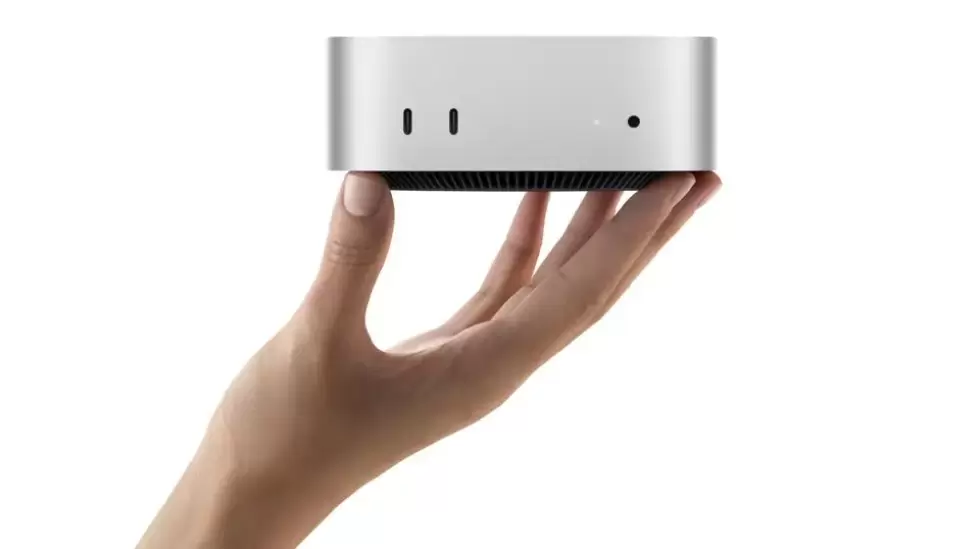 El nuevo Mac mini de Apple.