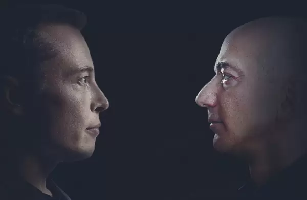 SpaceX versus Blue Origin: quién está ganando la carrera espacial