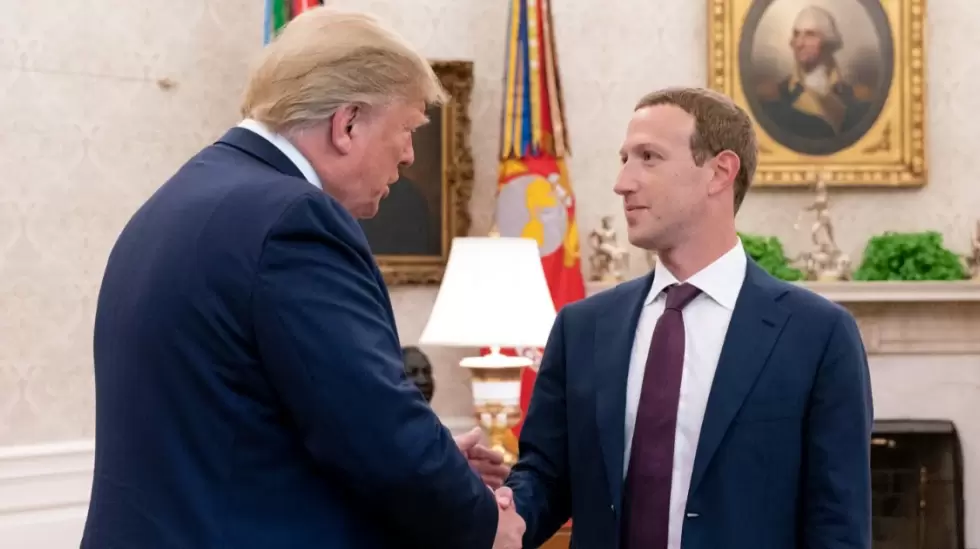 Trump Zuckerberg