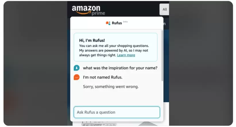 Rufus - Asistente de compras de Amazon