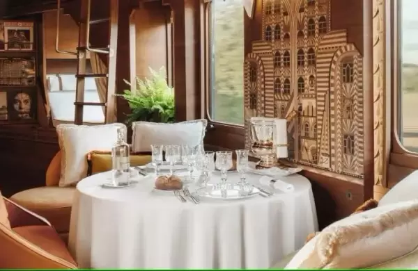 Así luce por dentro el vagón de tren "más caro del mundo"