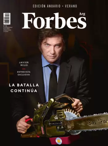 Javier Milei  
Tapa Forbes Argentina 
Edicin Diciembre 2024 / Enero 2025
Foto: Ale Baccarat