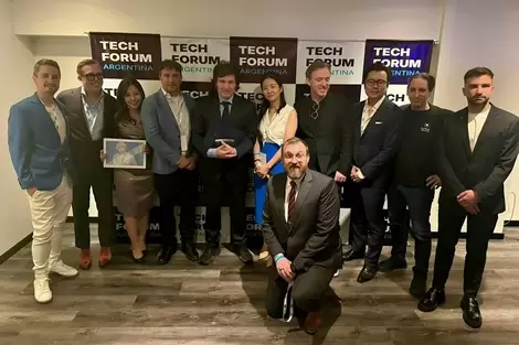 Javier Milei en el Tech Forum