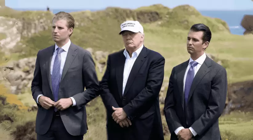 Donald Trump Jr. y Eric Trump hijos