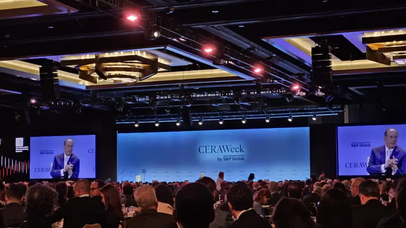 Larry Fink en el CERAWeek