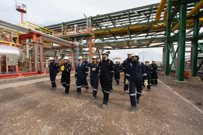 Comitiva de ProPymes en Vaca Muerta