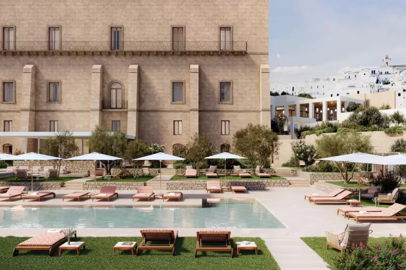 Vista Ostuni ocupará un antiguo palacio del siglo XIV, originalmente construido como convento.