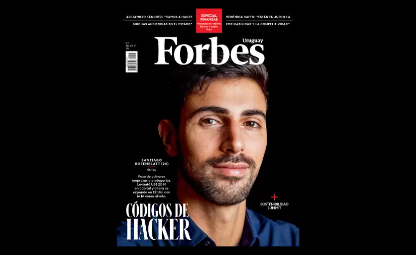 FORBES UY #17
Santiago Rosenblatt
Arte: Cecilia Parriard
Foto: Nicols Garrido