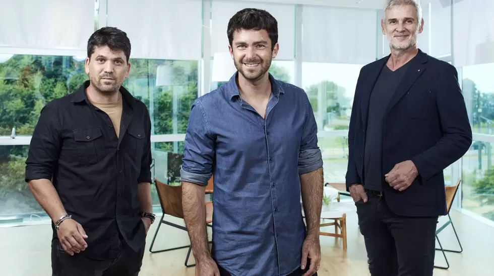 Andrs Neuman, Alex Sakaal y Pablo Saubidet, la sociedad que hoy est al frente