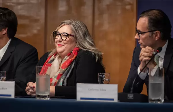 Ana Claudia de los Heros asumi como vicepresidenta del BCU y prometi "mirada de mujer" para "defender a los ms vulnerables"