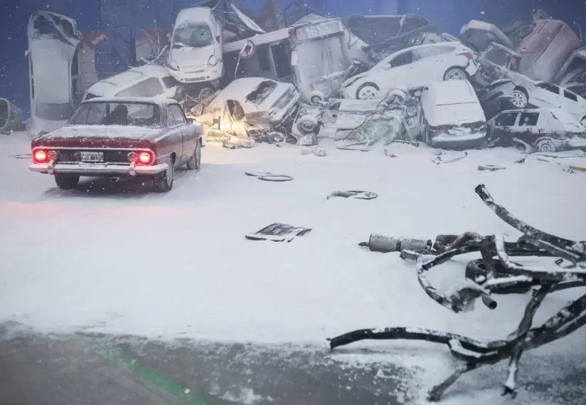 Detrs de escena de El Eternauta (Foto: Marcos Ludevid/Netflix)
