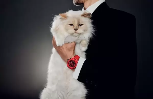 Choupette, la "gata heredera" de Karl Lagerfeld, protagoniza la nueva apuesta de Hublot