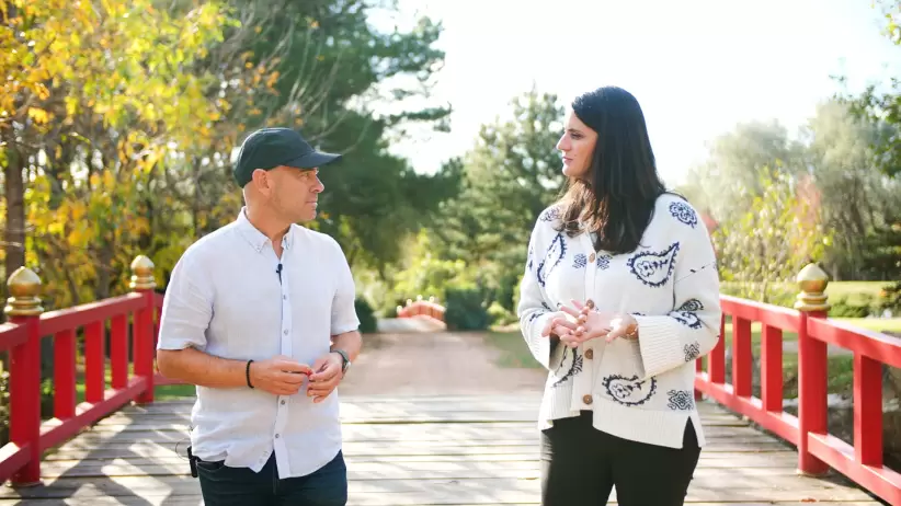 Gabriel Colla en entrevista con Marcela Dobal, directora de Forbes Uruguay. Foto y video: Matías Yardino.