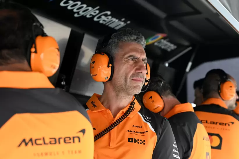 Andrea Stella (Foto por Mark Sutton - Formula 1/Formula 1 via Getty Images)