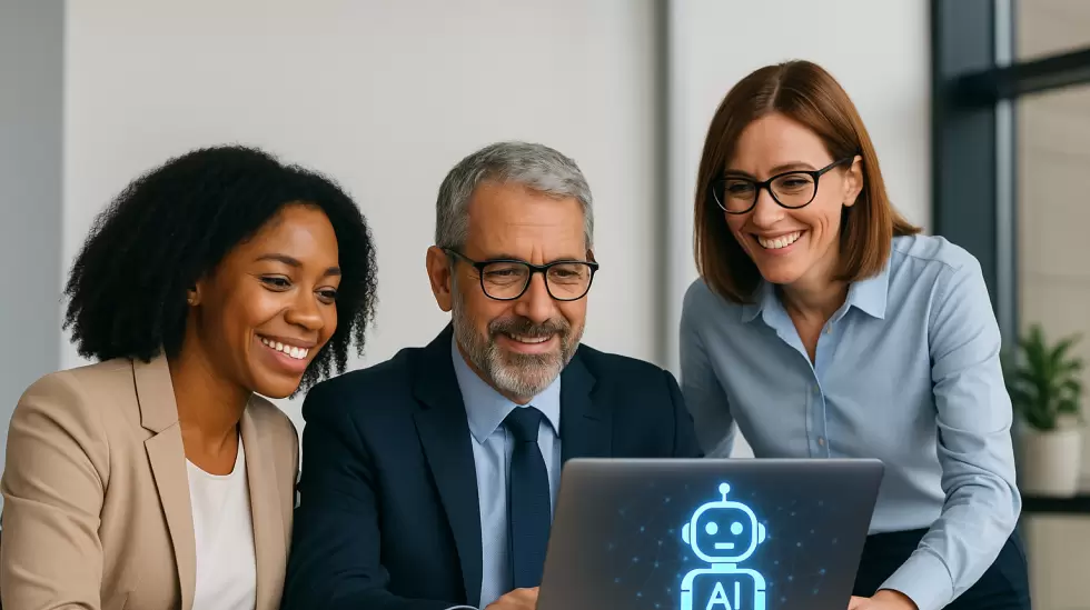 Adopcin IA en empresas.
