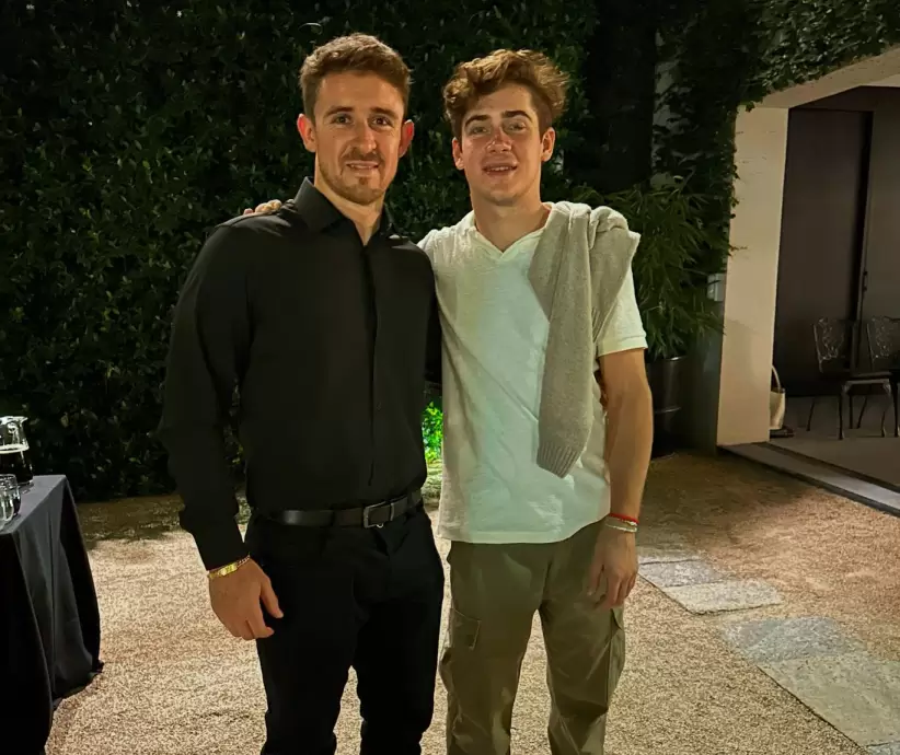 Juan Pablo Urrutia y Franco Colapinto