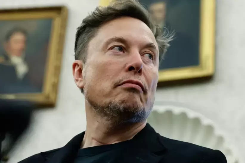 Elon Musk en el Despacho Oval de la Casa Blanca en Washington, D.C. el 21 de mayo de 2025.