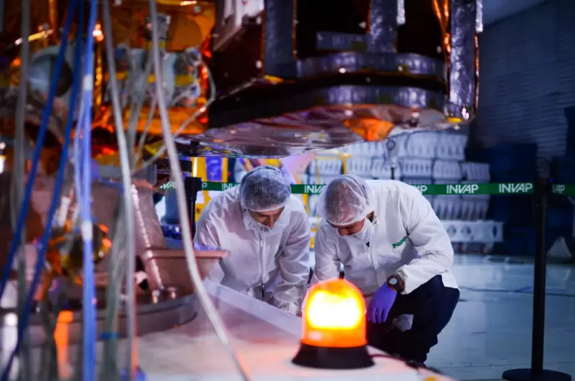 Área satelital de INVAP