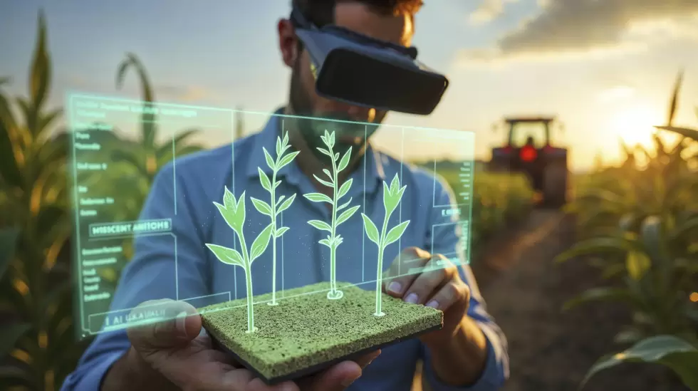 La tecnologa agrotech permite analizar cultivos en tiempo real mediante intelig