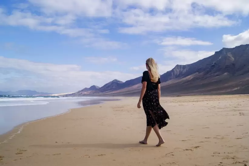 Cofete en la isla canaria de Fuerteventura