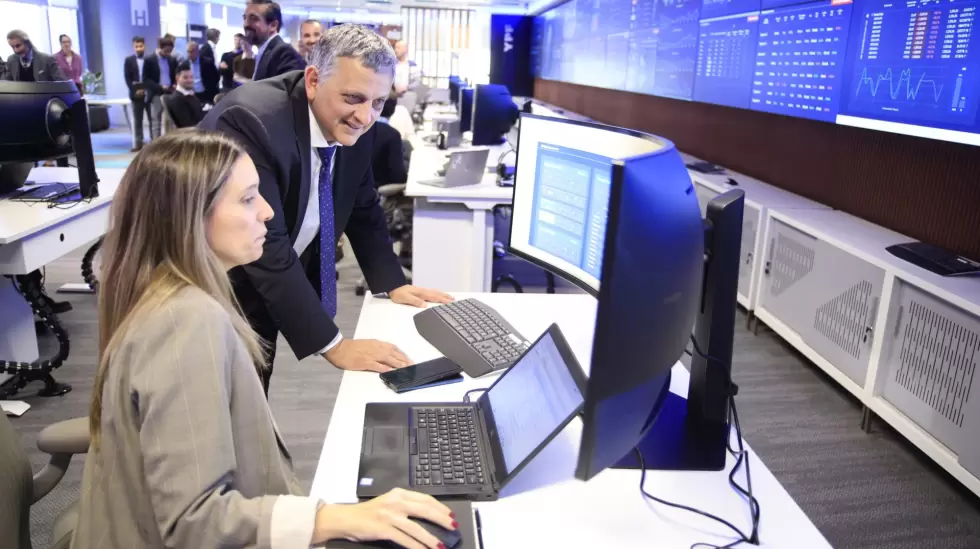 Horacio Marn en el Real Time Intelligence Center