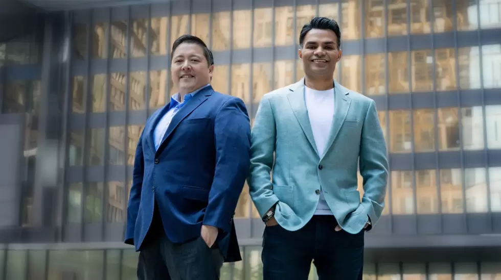 Los cofundadores de Pi Health, Geoff Kim (izquierda) y Bobby Reddy