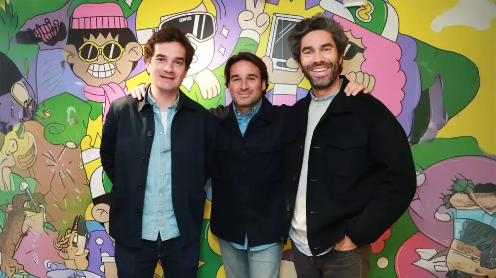 los fundadores de Izipizi (de izquierda a derecha, Xavier Aguera, Quentin Courti