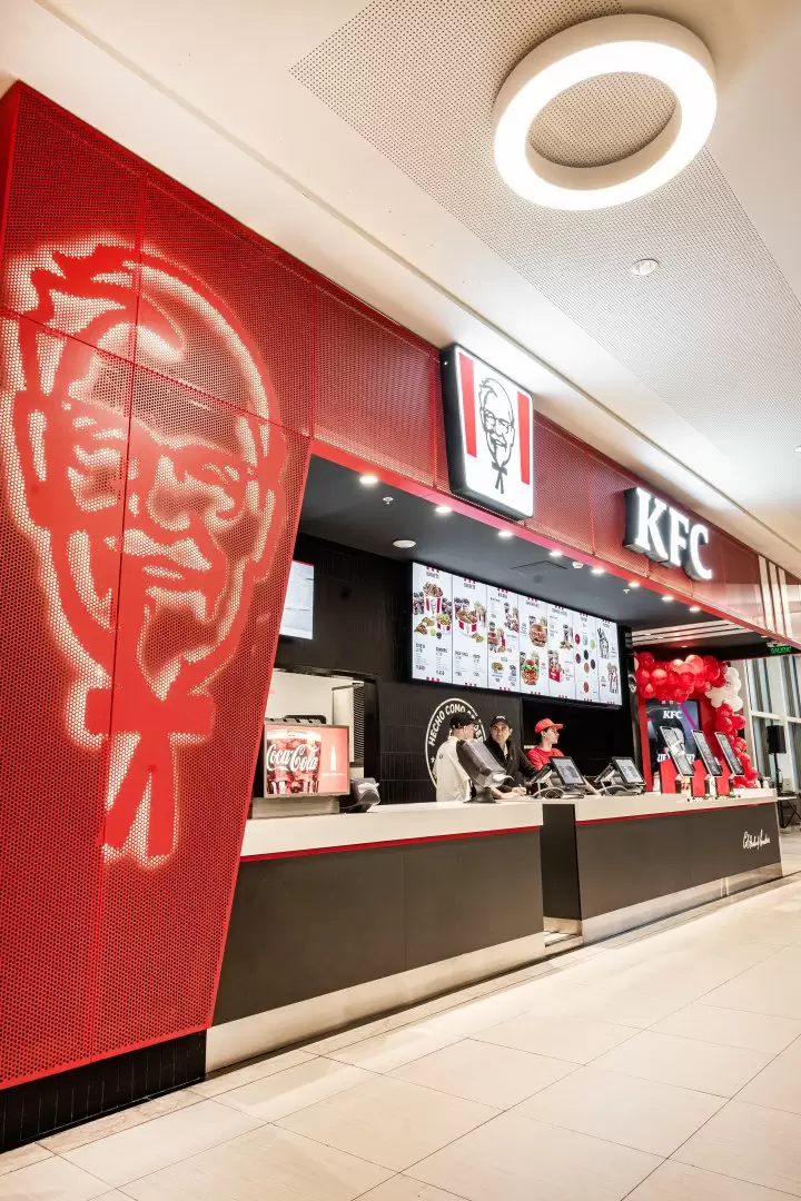 El primer local de KFC en Uruguay. Foto: Gentileza KFC