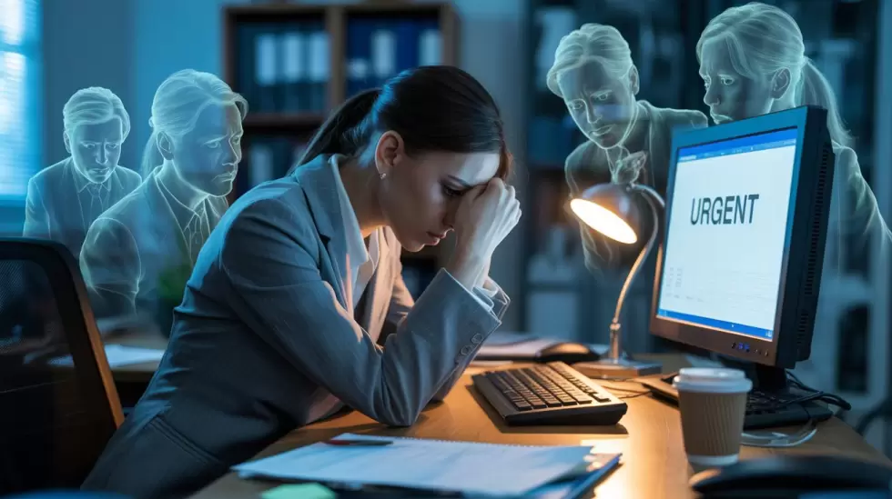 Trabajo - dolor - estres