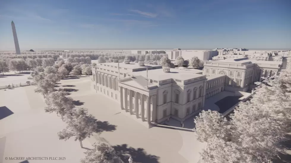 Se planea una ampliacin de 200 millones de dlares para la Casa Blanca.