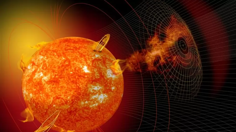 sol fulguraciones