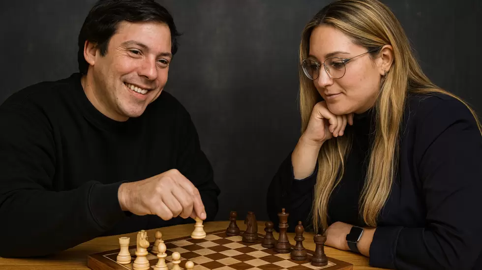 jugadores de ajedrez