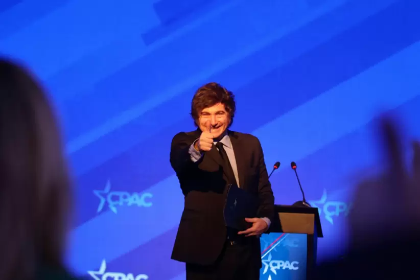 Javier Milei en Paraguay