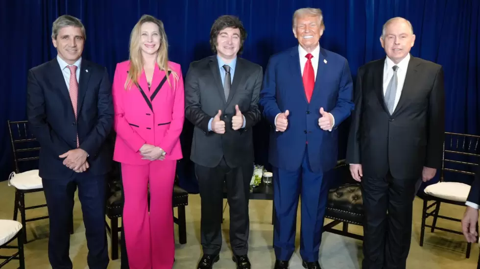 Trump, Milei, Karina Milei