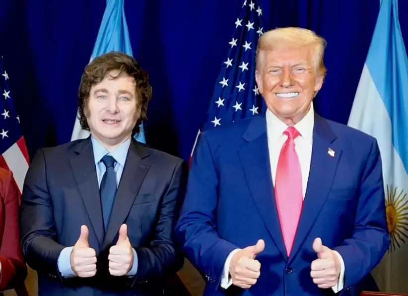 Milei y Donald Trump