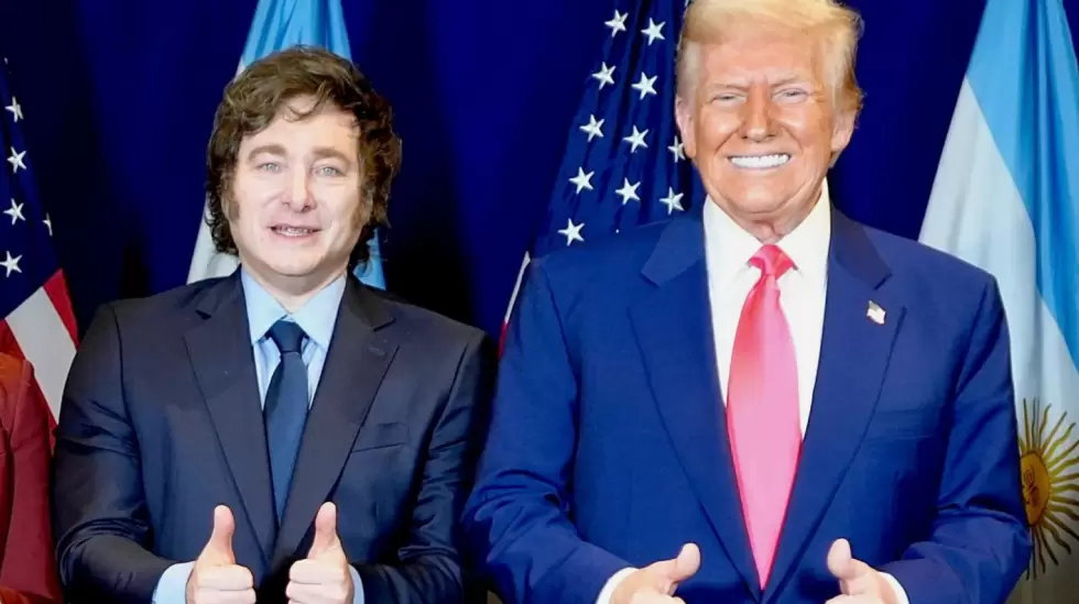 Milei y Donald Trump