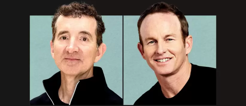 Marco DeGeorge y Danny Harris, fundadores de Alo Yoga.