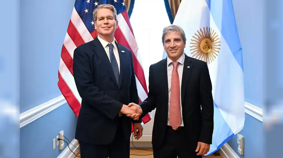 Scott Bessent y Luis Caputo
