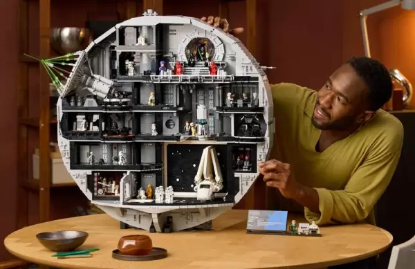 El fanático de Star Wars que creó la "Estrella de la Muerte" de LEGO más grande del mundo