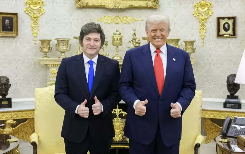 Milei con Trump
