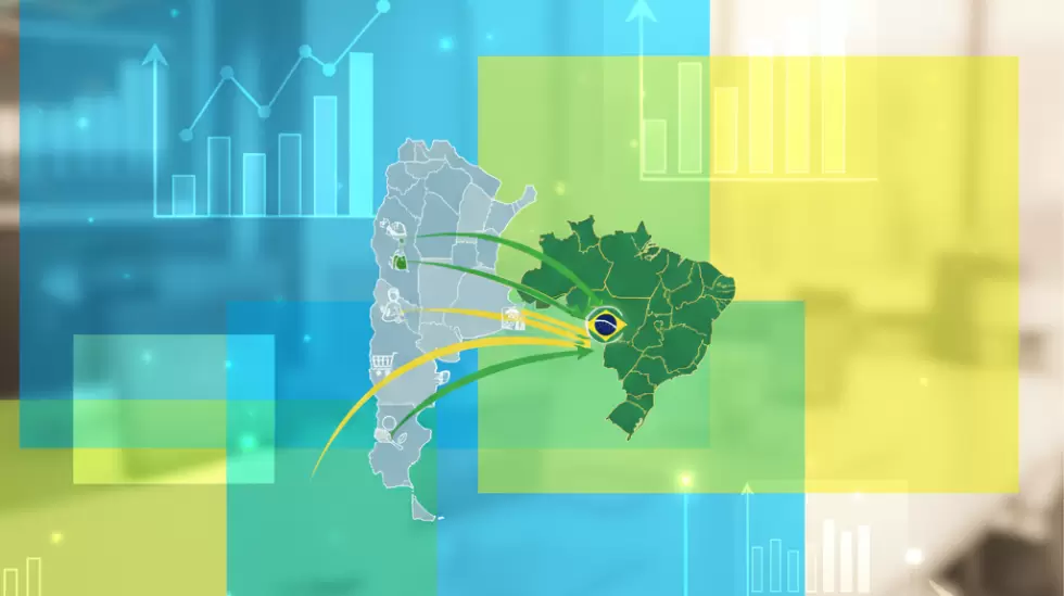 Empresas de Brasil que desembarcan en Argentina (creada con Gemini)