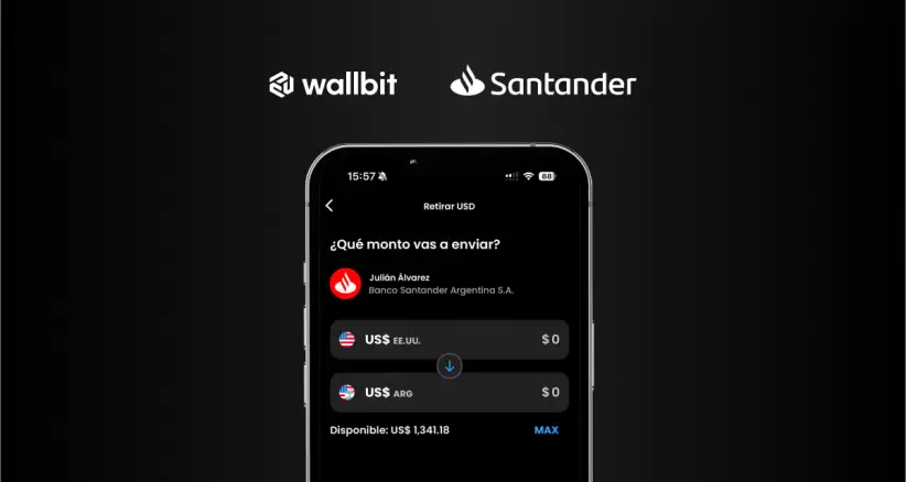Santander y Wallbit