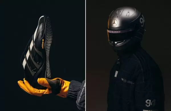 Bad Bunny lanza calzado y ropa con alma de piloto: cmo naci su alianza con Mercedes F1 y adidas