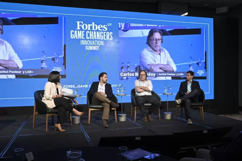 Laura Rodríguez, Santiago Caniggia, Carlos Batthyány y Juan Martín Garrido. Foto: Diego Olivera.