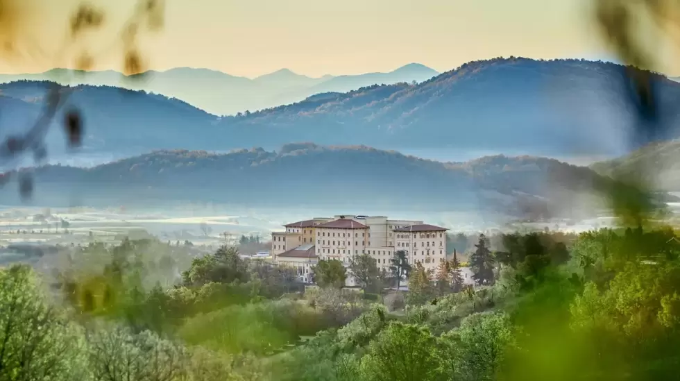 El Palazzo Fiuggi en Italia es uno de los retiros mdicos ms renombrados de Eur