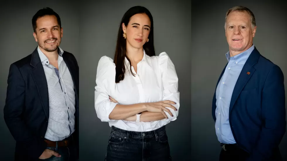 Martn Alcal Rub, Andy Robert y Enrique Topolansky. Foto: Leonardo Main.