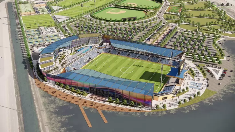 El complejo contar con un nuevo estadio de ftbol para el Miami FC