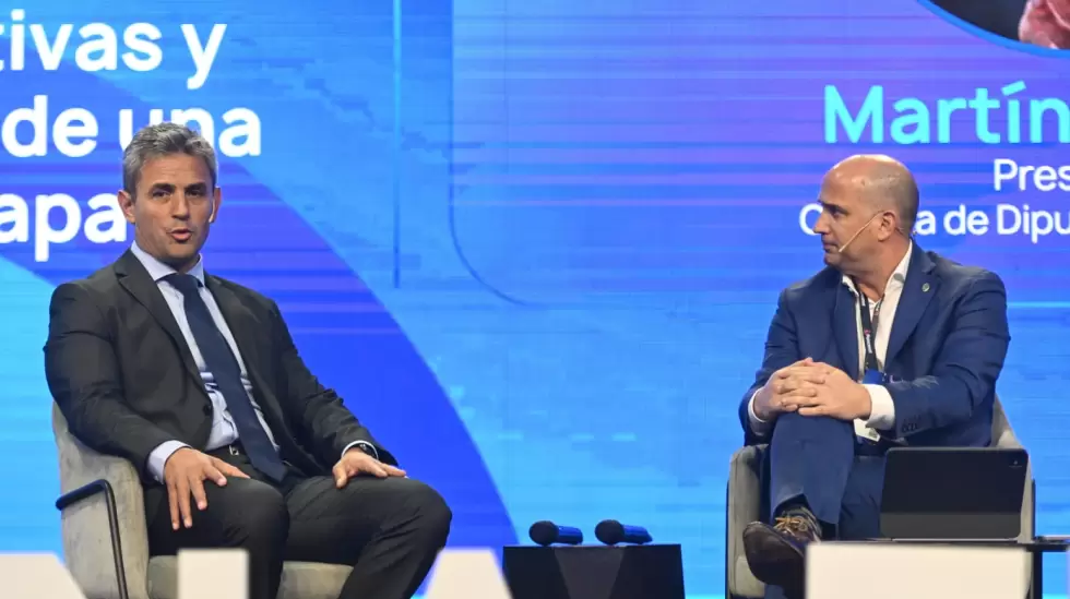 Martn Menem, presidente de la Cmara de Diputados, en el Argentina Fintech Foru