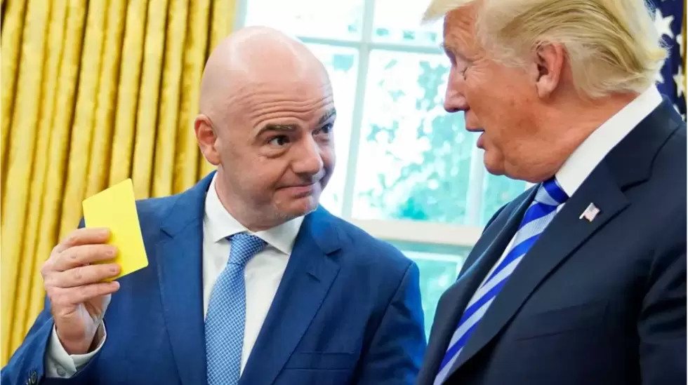 infantino y trump
